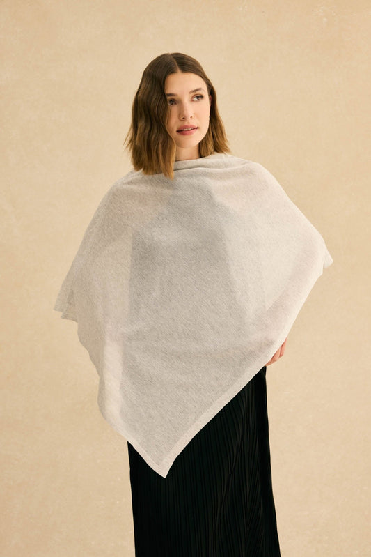 Poncho PUNTO Gris Perla - BIMANI