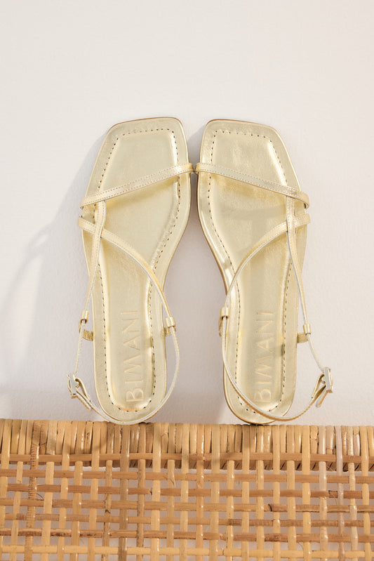 Sandalia VICTORIA Gold - BIMANI