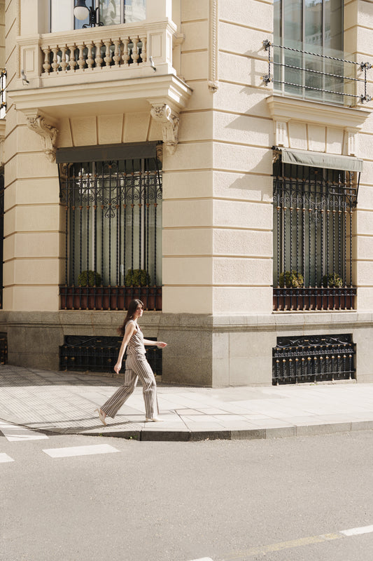 Pantalón JALISCO Rayas Azul - BIMANI