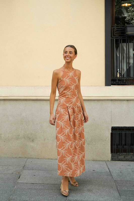 Vestido VERENA Teja