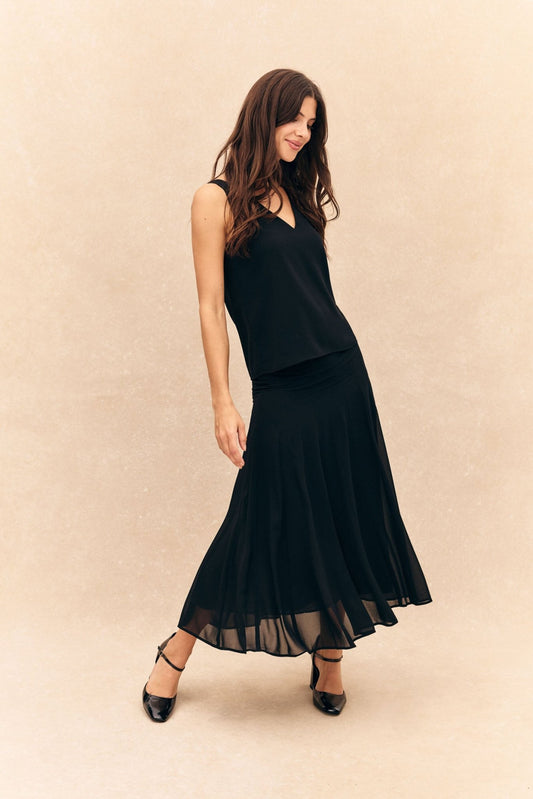 Falda TALAMANCA Negro Magnético - BIMANI