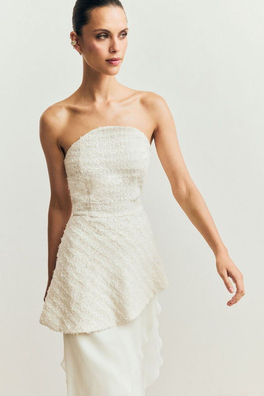 Top SIMONE Blanco Hielo - BIMANI