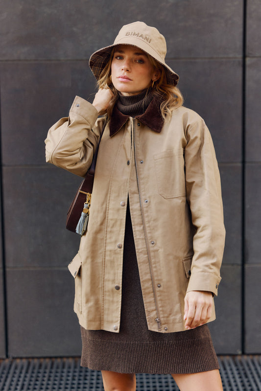 Chaqueta BIARRITZ Beige - BIMANI