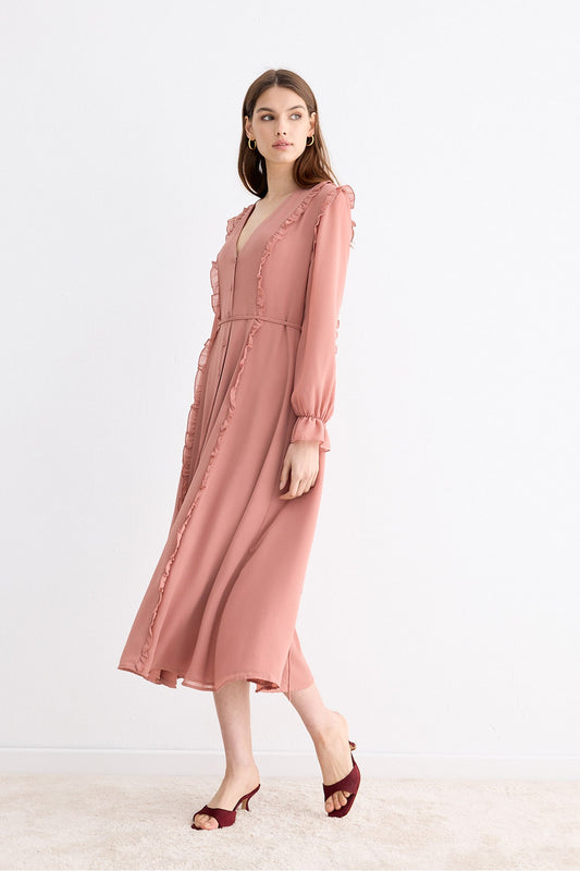 Vestido MARGARET Nude - BIMANI