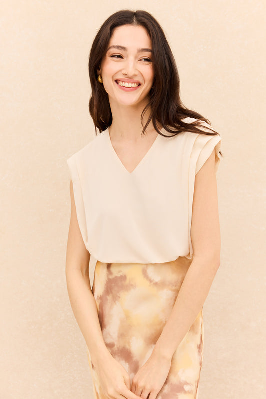 Blusa ANKARA Beige Caliza