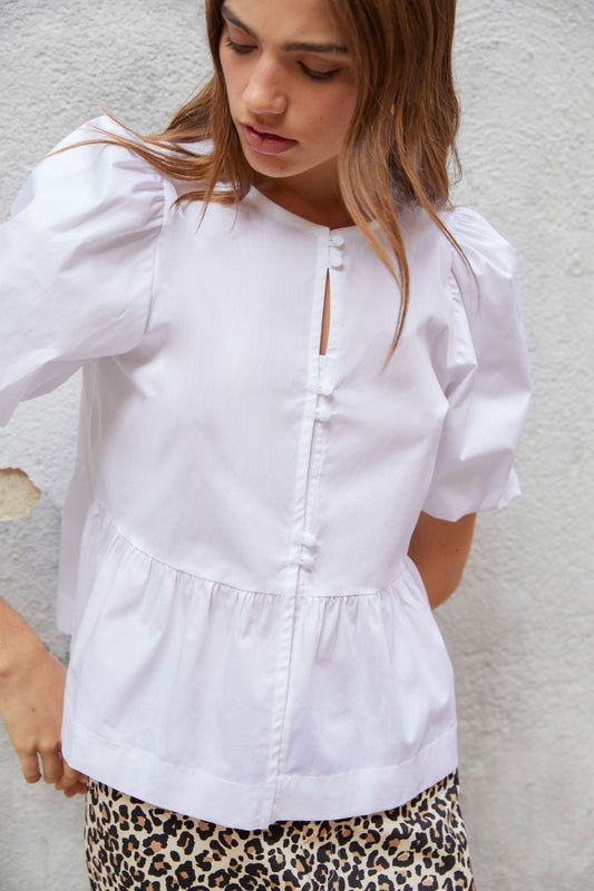 Blusa BERLÍN White - BIMANI
