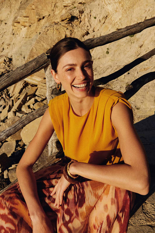 Blusa BIRMINGHAM Mostaza Dulce - BIMANI