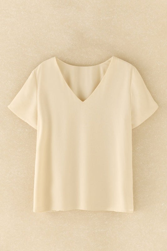 Blusa CALA Beige Caliza - BIMANI