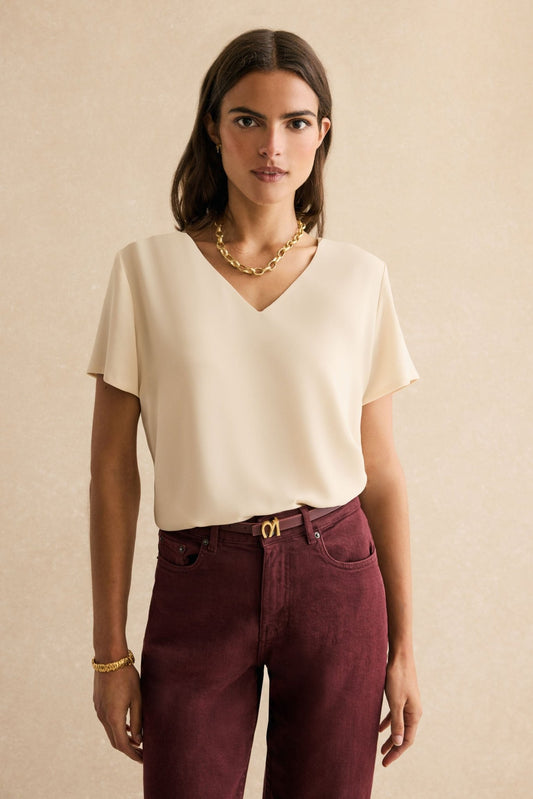Blusa CALA Beige Caliza - BIMANI