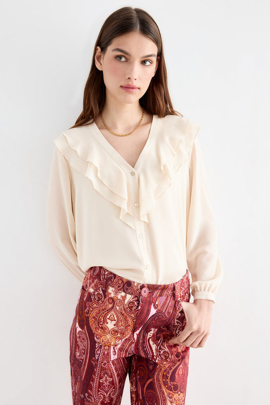 Blusa DORIA Beige - BIMANI
