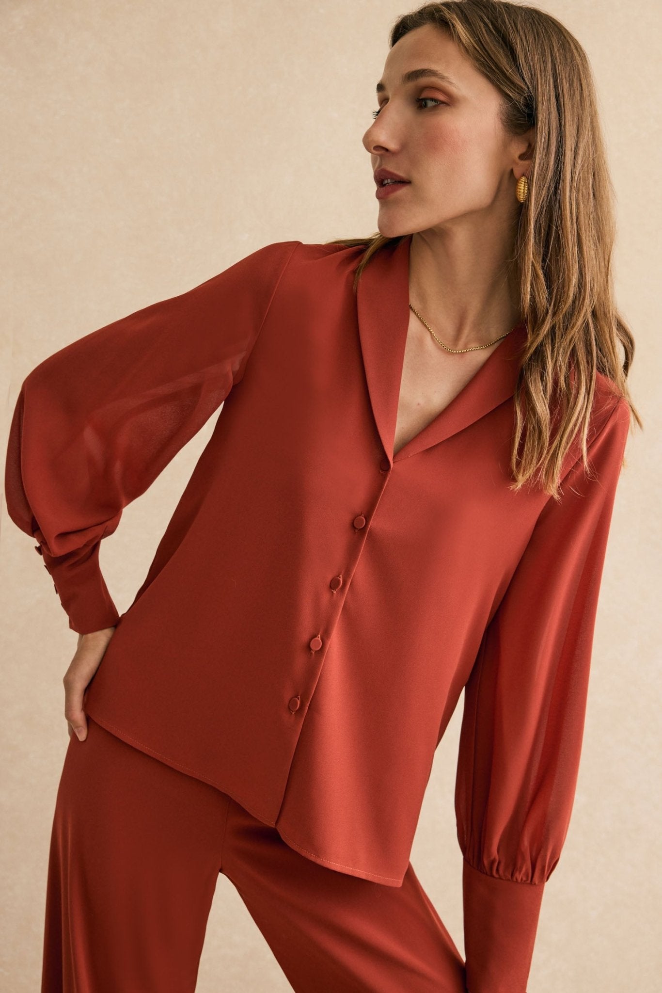 Blusa LONDRES Teja Mencía BIMANI