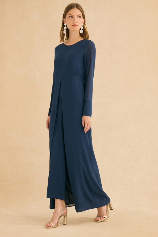 Blusa OSAKA Azul Cantábrico - BIMANI