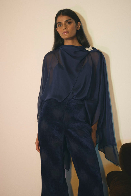 Blusa SOLÈNE Azul Klein - BIMANI