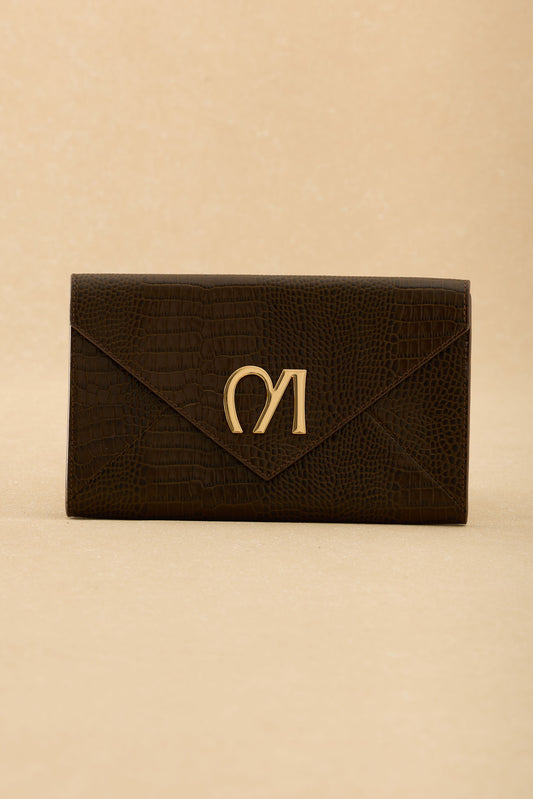 Bolso LOUVRE Textura Verde - BIMANI