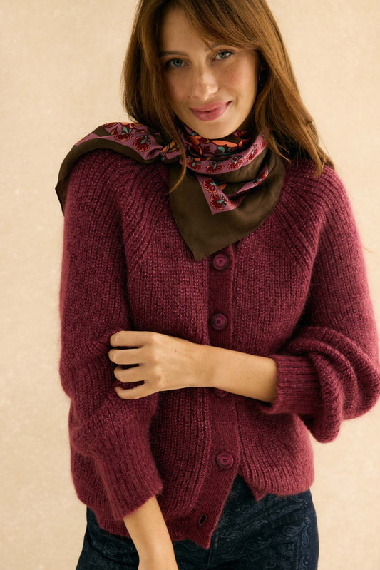 Cardigan BESSIE Buganvilla - BIMANI