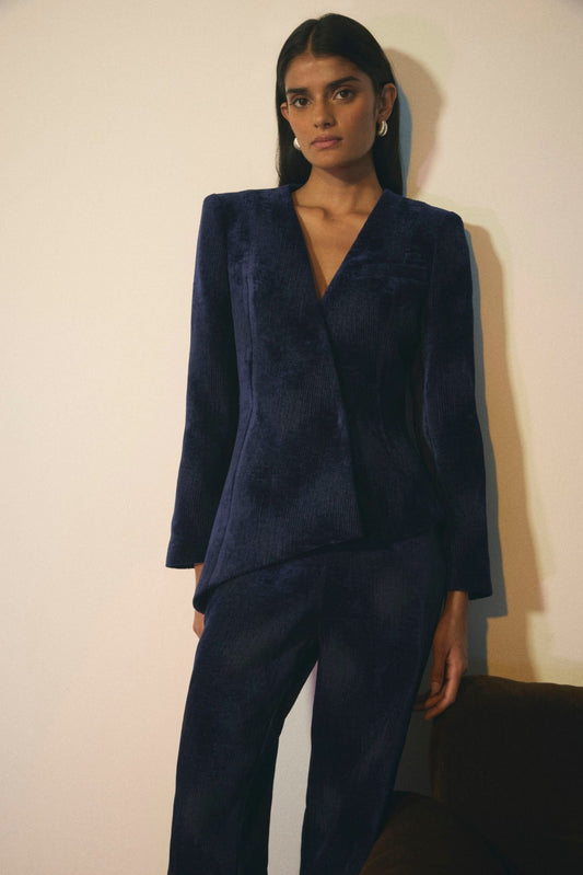 Blazer AGATHE Azul Klein - BIMANI