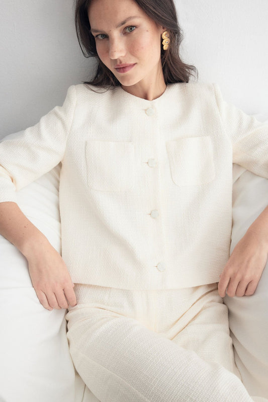 Chaqueta KAURI White - BIMANI