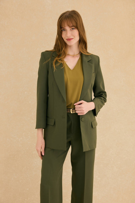 Blazer MARGAUX Khaki - BIMANI