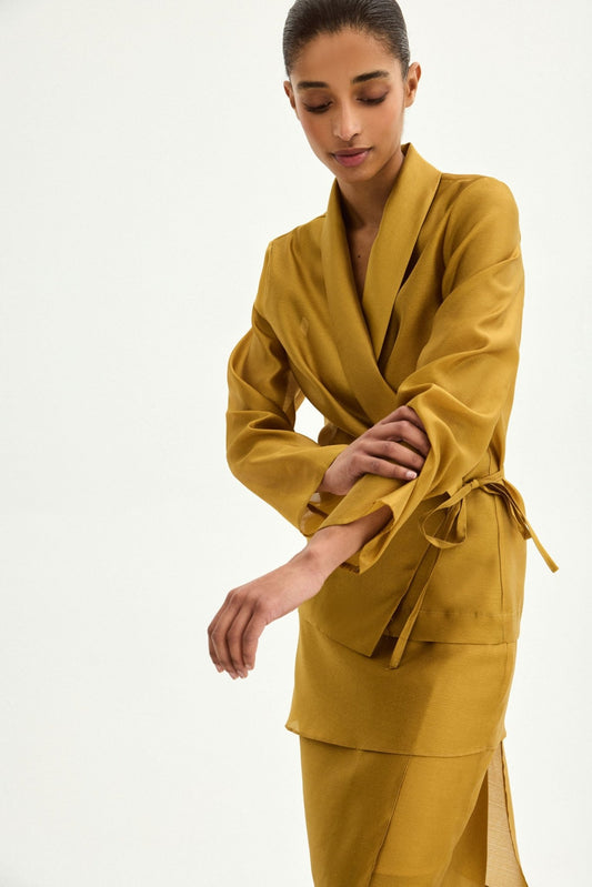 Chaqueta SELENITE Oliva Peridoto - BIMANI