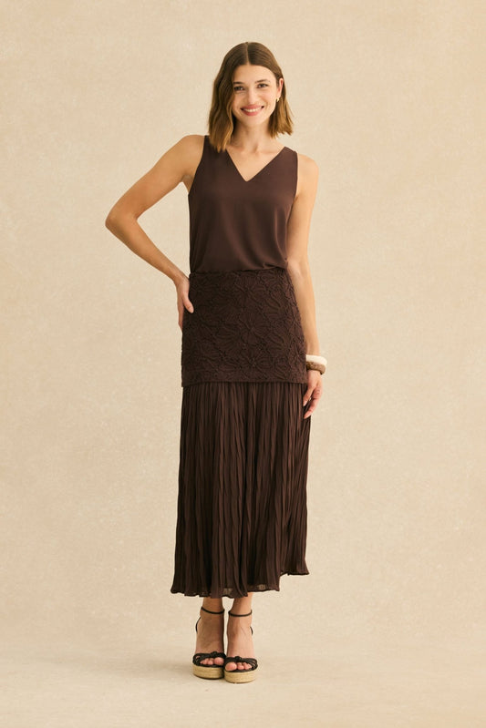 Falda BERILO Marrón Cacao - BIMANI