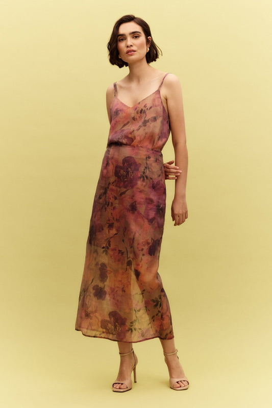 Falda IRATI Estampado Nude - BIMANI