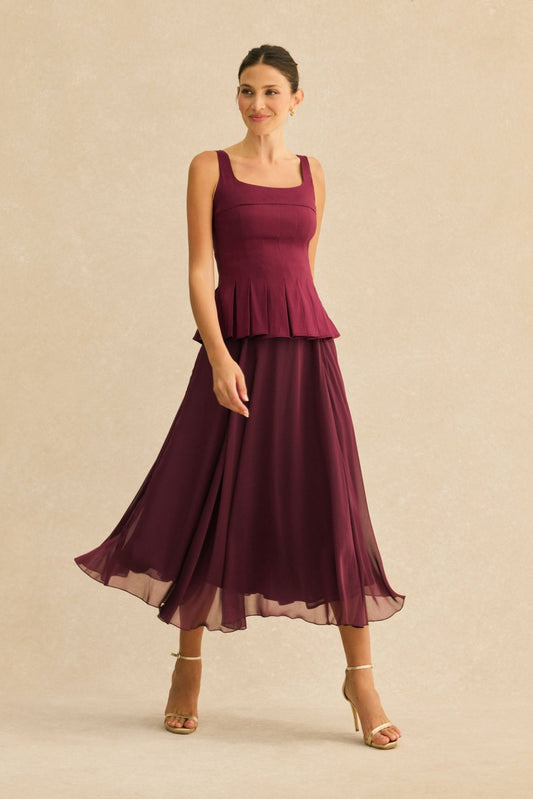 Falda MALISA Burdeos Monastrell - BIMANI