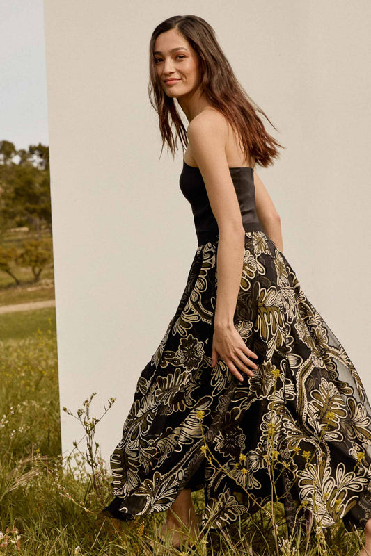 MOONSTONE Skirt Texture Black