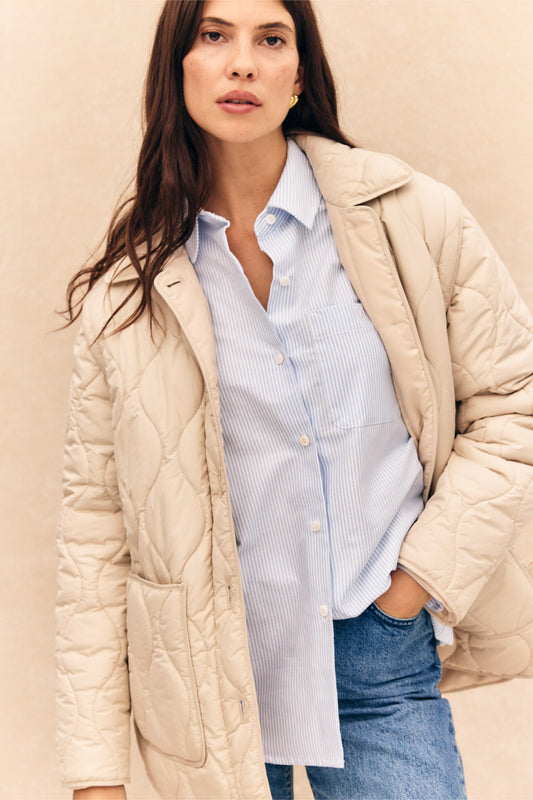 Chaqueta desmontable COPENHAGUE Blanco Hielo - BIMANI