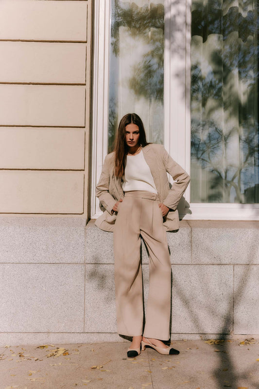 Pantalón EMY Beige - BIMANI