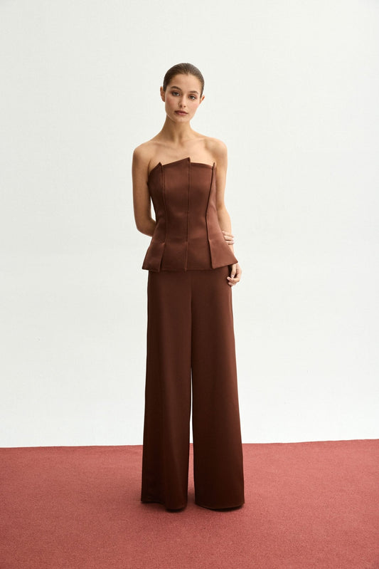 Pantalón JACKIE Marrón Mocca - BIMANI