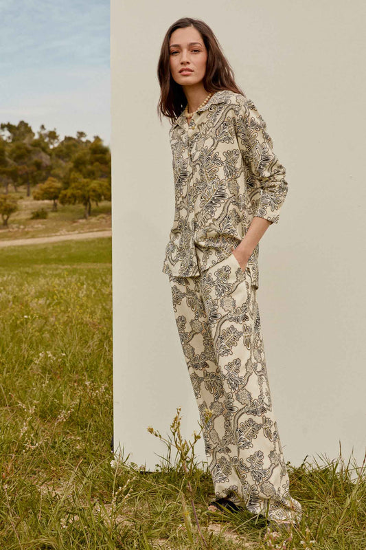 Pantalón MAREA Print Cream - BIMANI