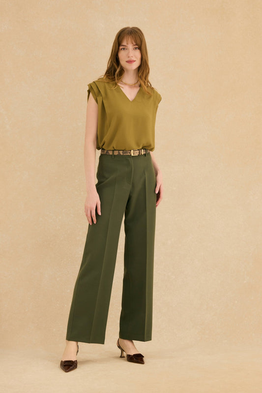 Pantalón MARGAUX Khaki - BIMANI