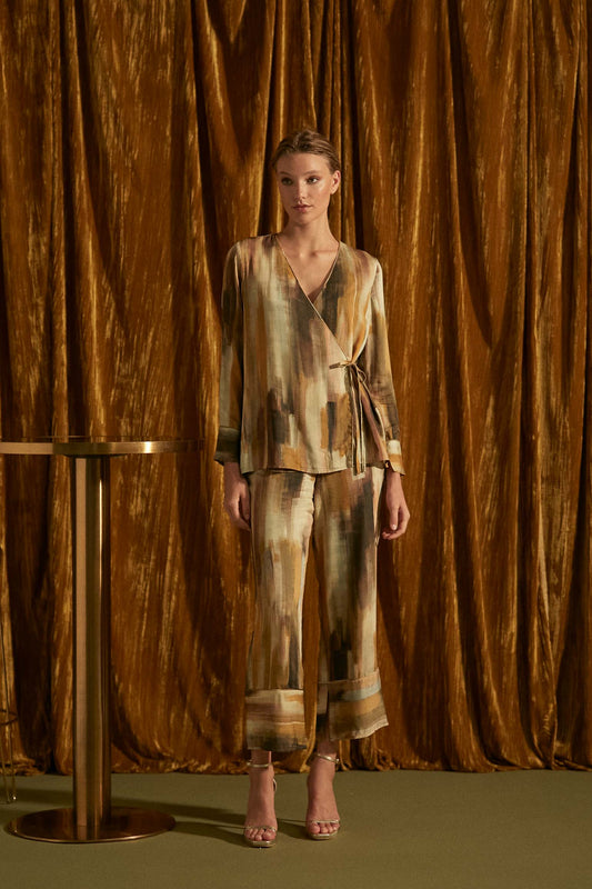 Pantalón SUMIRE Sumi-e Gold - BIMANI