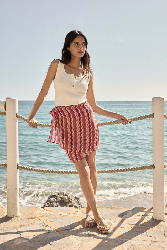 Pareo MELINA Print Red - BIMANI