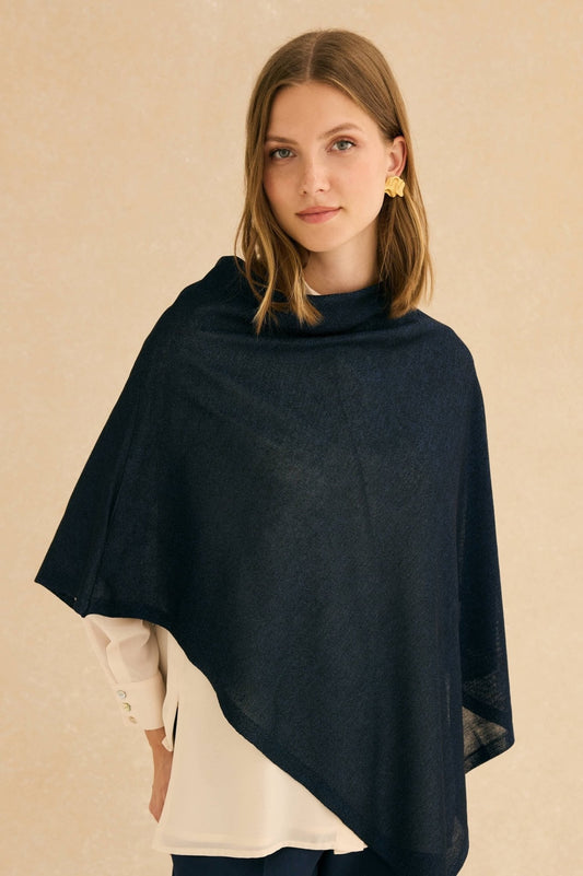 Poncho PUNTO Azul Marino - BIMANI