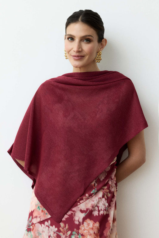 Poncho PUNTO Cherry - BIMANI