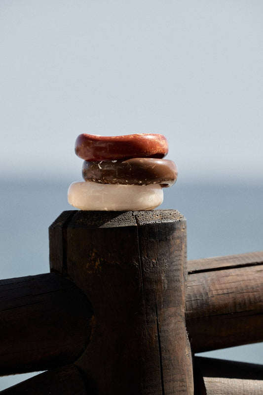 Set pulseras MORGANE Burnt - BIMANI