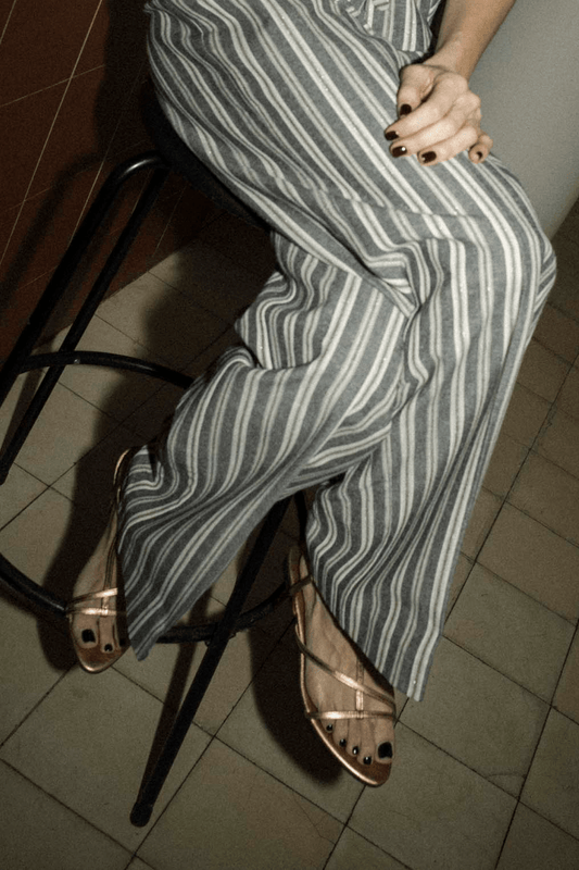 Sandalia MARÍA Oro Vintage - BIMANI
