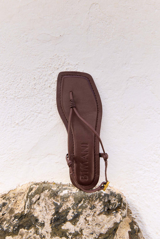 TALÍA Sandália marrom