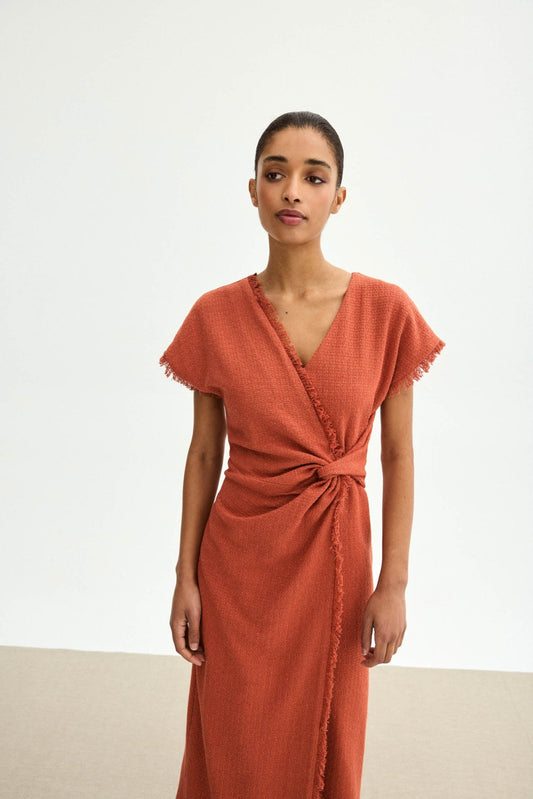 Vestido CATARINA Teja Caldero - BIMANI