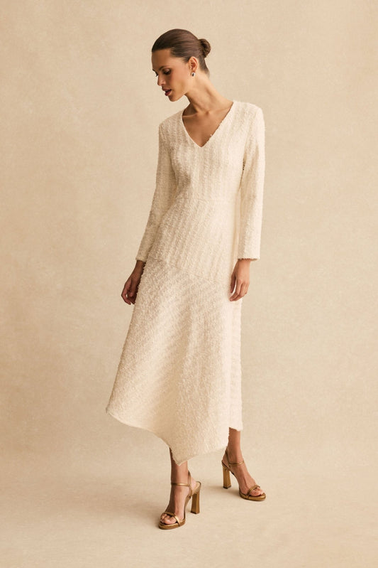 Vestido CLEMENTINE Blanco Hielo - BIMANI