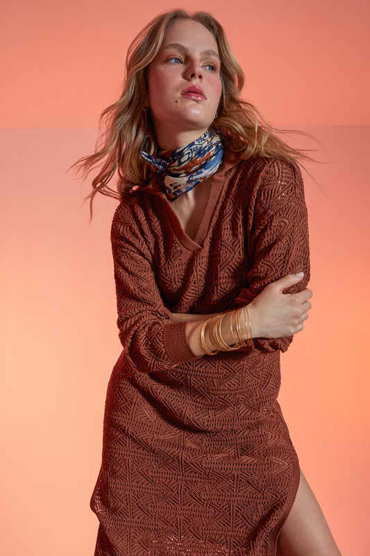 Vestido JOE Brown Almond