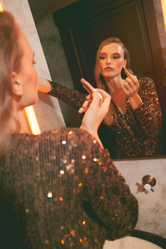 LIMONCELLO Dress Print Marrón