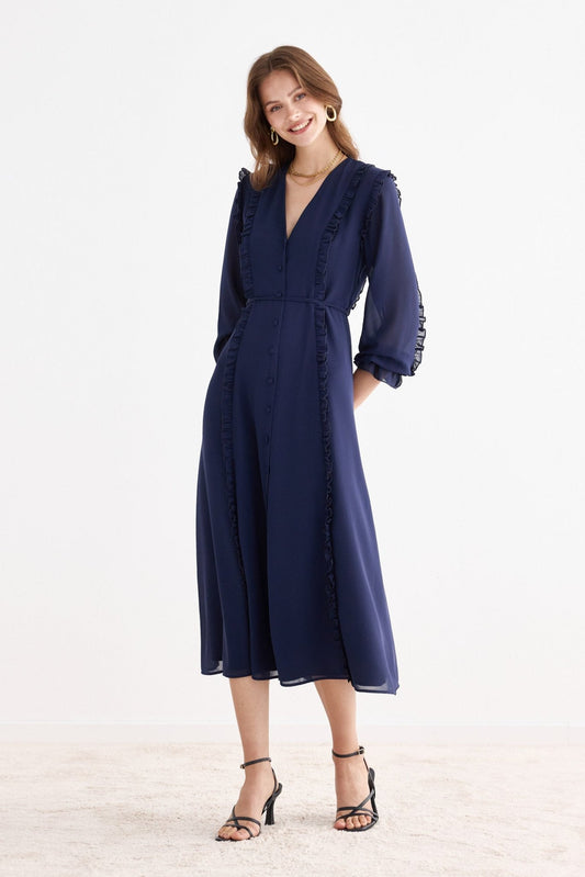 Vestido MARGARET Blue - BIMANI