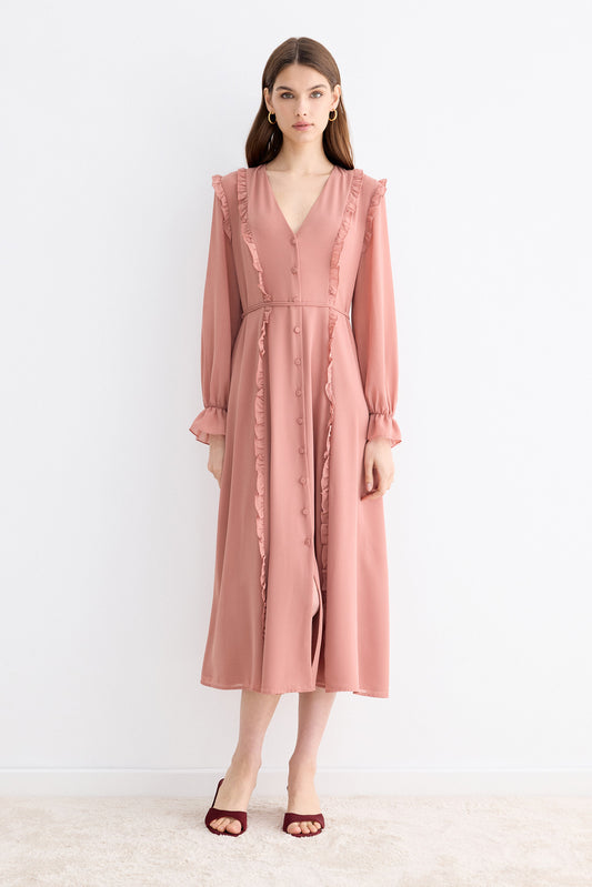 Vestido MARGARET Nude - BIMANI