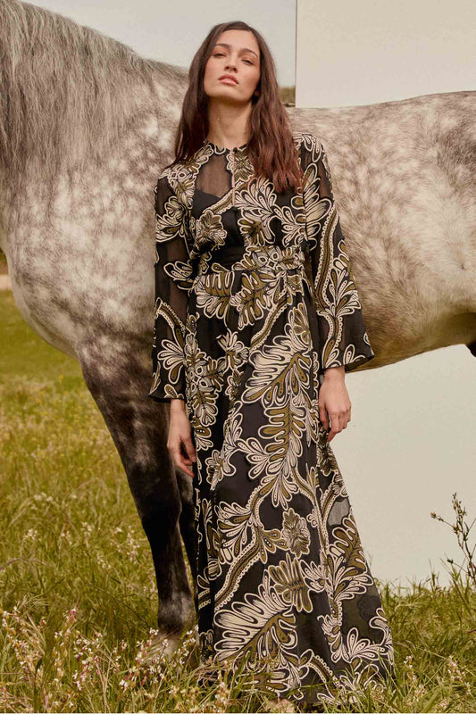 Vestido ORILLA Texture Black - BIMANI