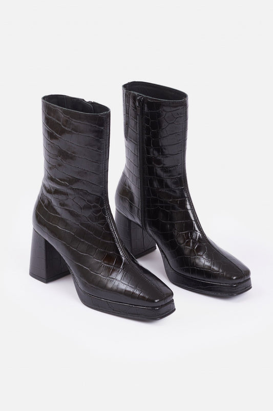 Botín ELENA Coco Negro - BIMANI