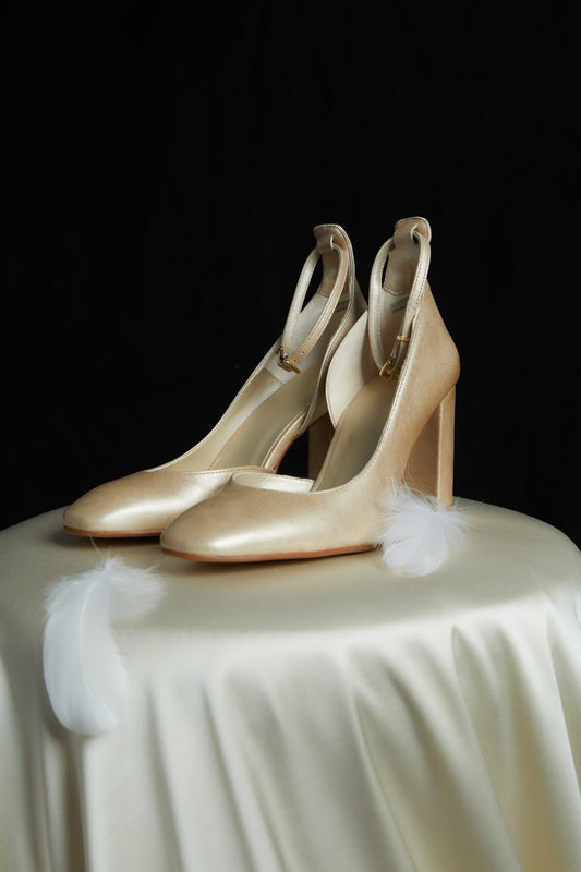 Tacón CASILDA Nácar - BIMANI
