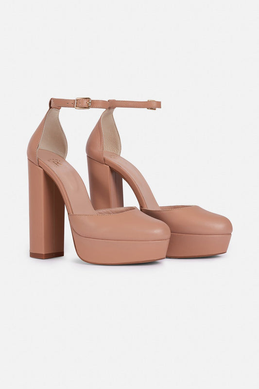 Tacón JULIETA TALL Nude - BIMANI
