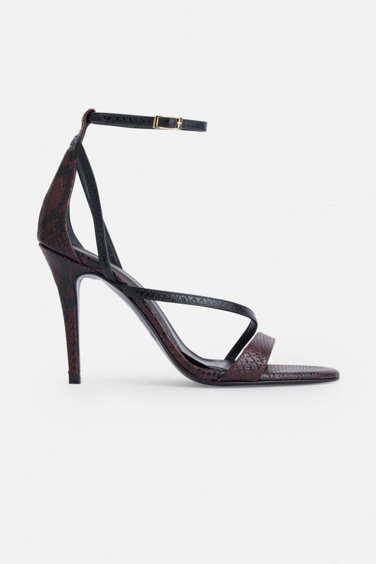 Sandalia COVADONGA Textura Burgundy - BIMANI